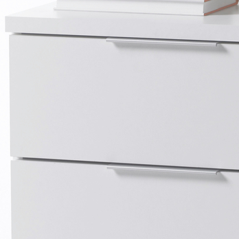 Nočný stolík KORON 3 biela 2