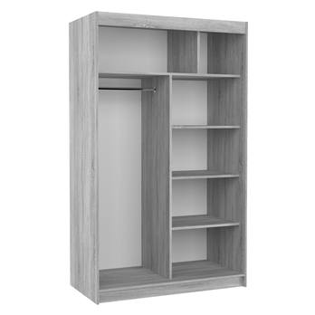 Šatníková skriňa KOSTA čierna 2