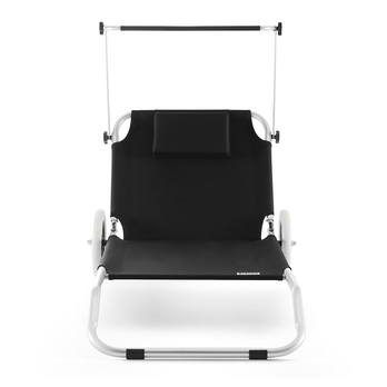 Záhradné ležadlo KRETA antracitová 2