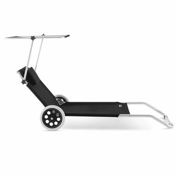 Záhradné ležadlo KRETA antracitová 3