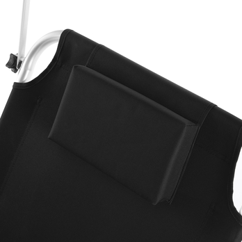 Záhradné ležadlo KRETA antracitová 5