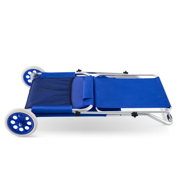 Záhradné ležadlo KRETA modrá 1