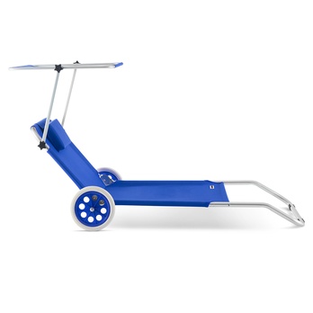 Záhradné ležadlo KRETA modrá 3