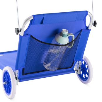 Záhradné ležadlo KRETA modrá 7