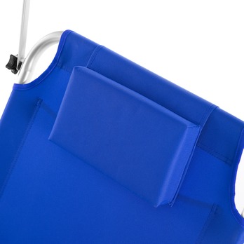 Záhradné ležadlo KRETA modrá 8