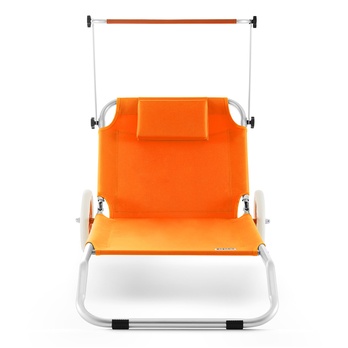 Záhradné ležadlo KRETA oranžová 2