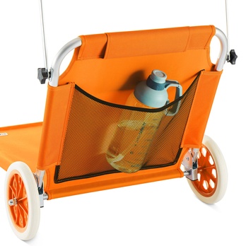 Záhradné ležadlo KRETA oranžová 6