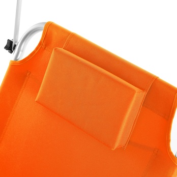 Záhradné ležadlo KRETA oranžová 7