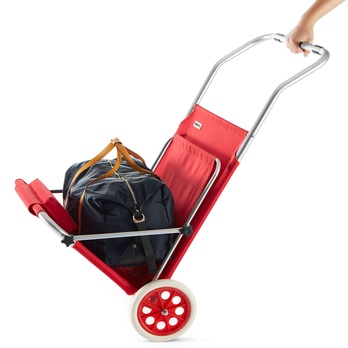 Záhradné ležadlo KRETA červená 6