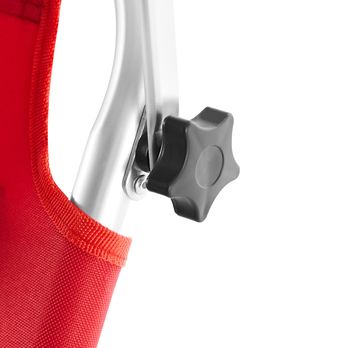 Záhradné ležadlo KRETA červená 9