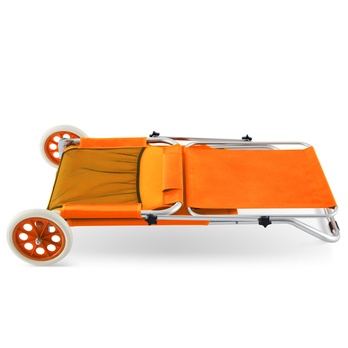 Záhradné ležadlo KRETA oranžová 1