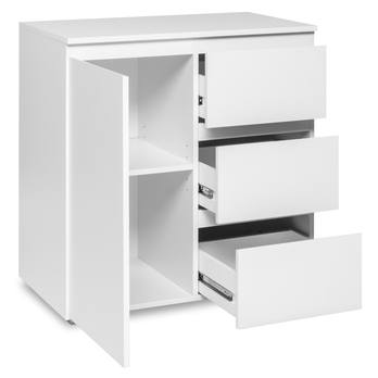 Komoda  KRISTA 2 biela 3