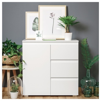 Komoda  KRISTA 2 biela 1