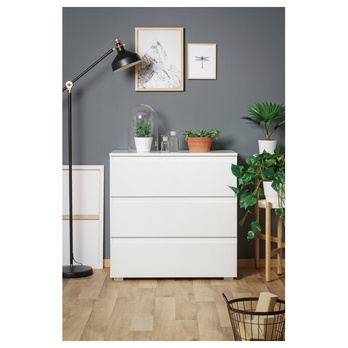 Komoda  KRISTA 5 biela 1
