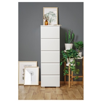 Komoda  KRISTA 6 biela 1