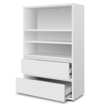 Regál KRISTA biela, šírka 85 cm 1