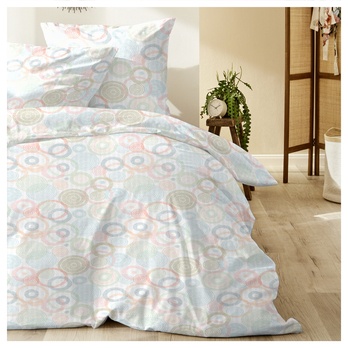 Posteľná bielizeň KRUHY 70x90 a 140x200 cm 1