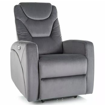 Relaxačné kreslo KRUNUS sivá 1