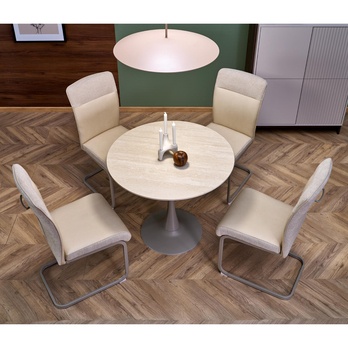 Jedálenská stolička KS-584 béžová/kašmírová 12