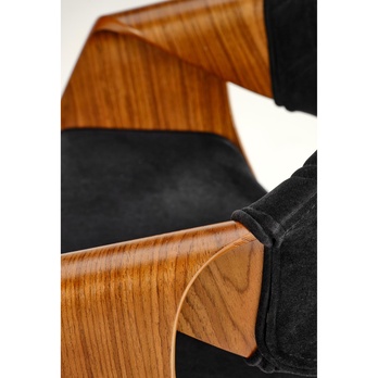 Jedálenská stolička KS-586 orech/čierna 7