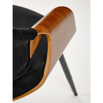 Jedálenská stolička KS-586 orech/čierna 8