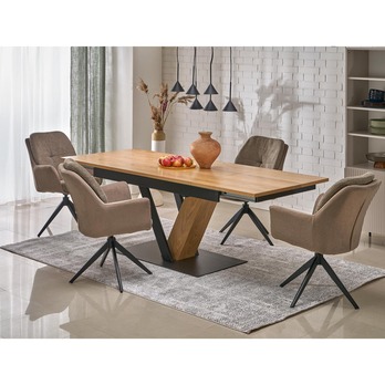 Jedálenská stolička KS-591 hnedá 12