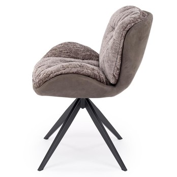 Jedálenská stolička KS-599 sivá/čierna 2