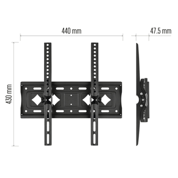 Držiak na TV KT01T naklápací, 26"–65" 4