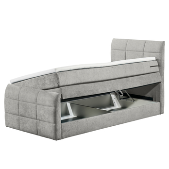 Posteľ boxspring KUBA 2 svetlosivá, 120x200 cm 2
