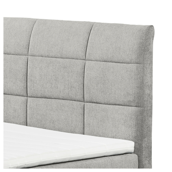 Posteľ boxspring KUBA 2 svetlosivá, 120x200 cm 4