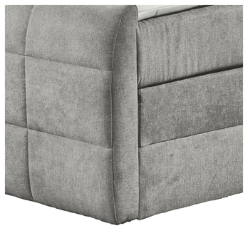 Posteľ boxspring KUBA 2 svetlosivá, 120x200 cm 5