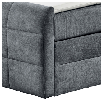 Posteľ boxspring KUBA 2 antracitová, 120x200 cm 5