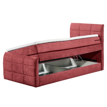 Posteľ boxspring KUBA 2 vínová, 120x200 cm 2