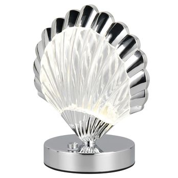 Stolná lampa KUORI chróm/priehľadná 1