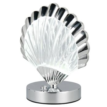 Stolná lampa KUORI chróm/priehľadná 2