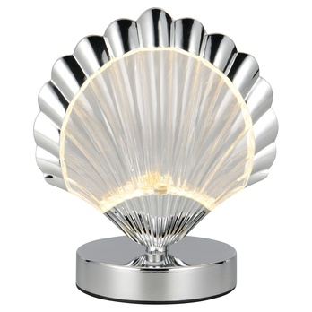 Stolná lampa KUORI chróm/priehľadná 4