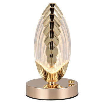 Stolná lampa KUORI zlatá/priehľadná 6