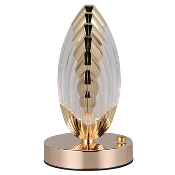 Stolná lampa KUORI zlatá/priehľadná 7