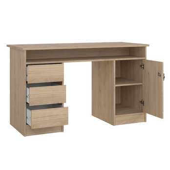 Písací stôl KUZMO dub jackson hickory 5