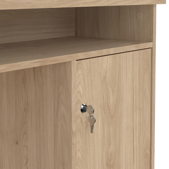 Písací stôl KUZMO dub jackson hickory 6