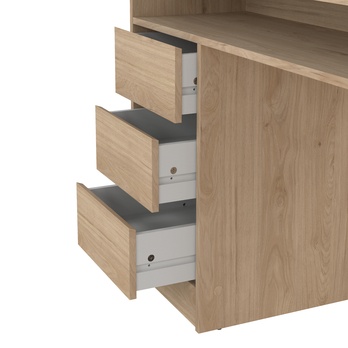 Písací stôl KUZMO dub jackson hickory 7