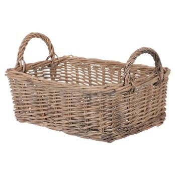 Prútený kôš KYLE prírodná, šírka 32 cm 2