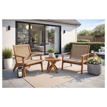 Záhradná zostava KYLIE akácia 1