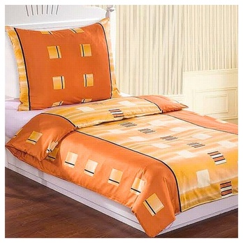 Posteľná bielizeň KYRYL oranžová, 70x90 a 140x200 cm 1