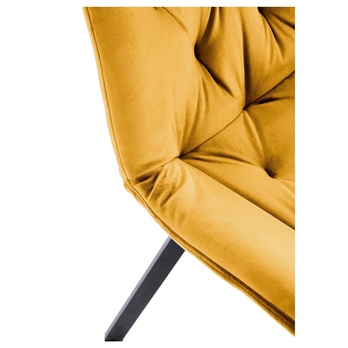 Jedálenská stolička KZ-519 horčicová 6