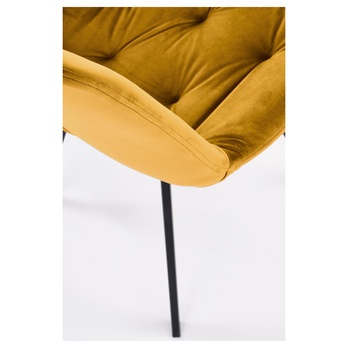 Jedálenská stolička KZ-519 horčicová 9