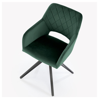 Jedálenská stolička KZ-535 tmavozelená 1