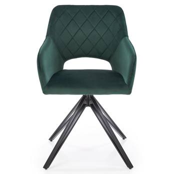 Jedálenská stolička KZ-535 tmavozelená 2