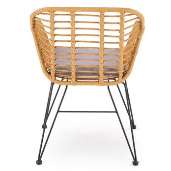 Jedálenská stolička KZ-541 prírodná/sivá 5