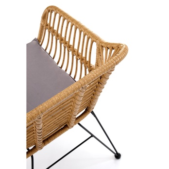 Jedálenská stolička KZ-541 prírodná/sivá 9